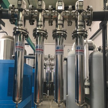 管道精密過濾器150/200立方帶壓力容