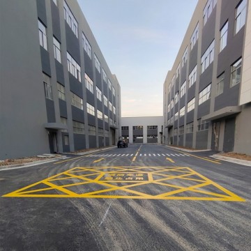 蘇州常熟消防道路畫線、行車道消防